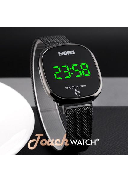 Erkekler / Kadınlar Için Basit LED Saatler Suya Dayanıklı Dijital Kare Kadran Manyetik (Yurt Dışından) modelleri