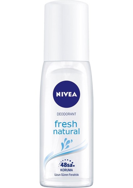 NIVEA Kadın Pump Sprey Deodorant Fresh Natural 75ml