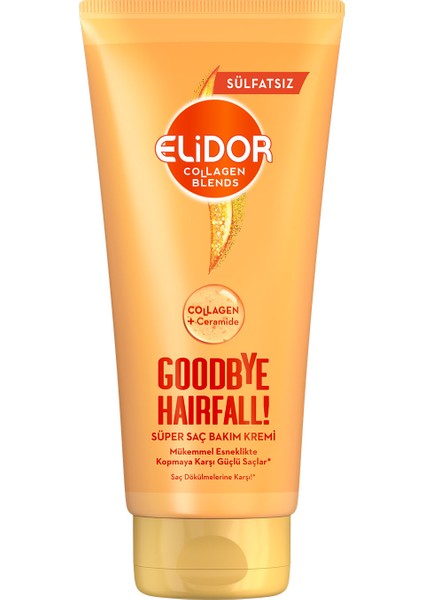 Collagen Blends Sülfatsız Süper Saç Bakım Kremi Goodbye Hairfall Saç Dökülmelerine Karşı 170 ml