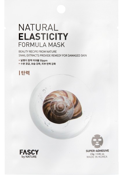 Fascy Salyangoz Özlü Doğal Esneklik Kazandırıcı Maske