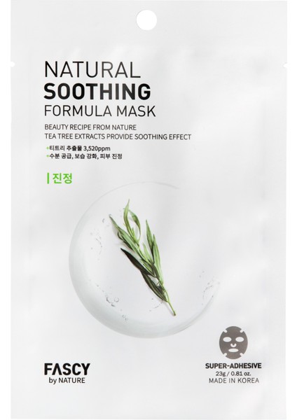 Fascy Çay Ağacı Özlü Doğal Yatıştırıcı Maske