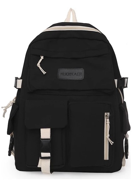 Büyük Kapasiteli Sırt Çantası - Siyah (Yurt Dışından)