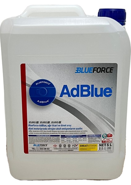 Adblue 5 Litre Dizel Egzoz Sıvısı