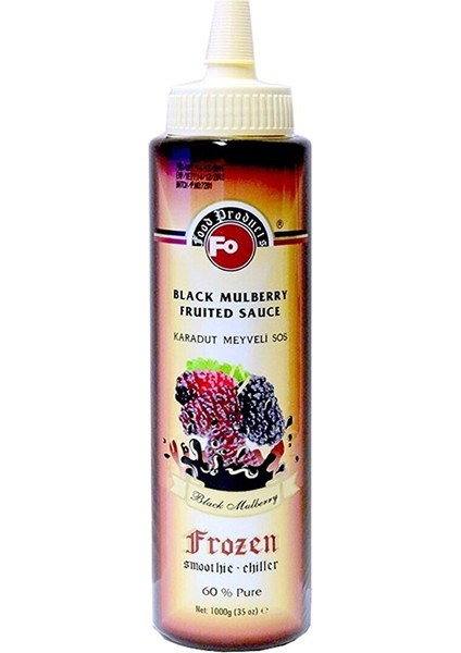 Frozen Karadut Meyveli Sos Meyve Püresi 1 kg