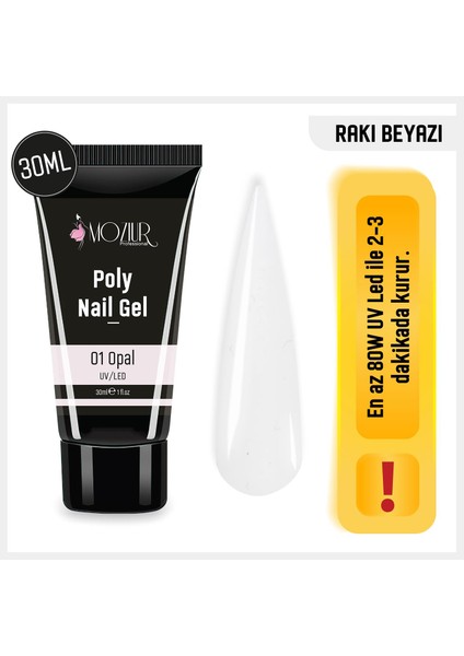 Poly Jel 30ml Opal (rakı Beyazı)