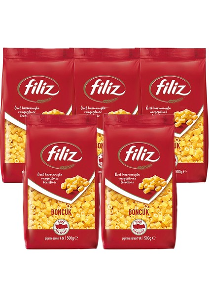 Selcukavm Filiz Makarna Boncuk 500 gr x 5 Adet