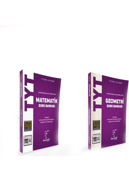 TYT Matematik ve Geometri Soru Bankası Seti 2 Kitap Karekök Yayıncılık