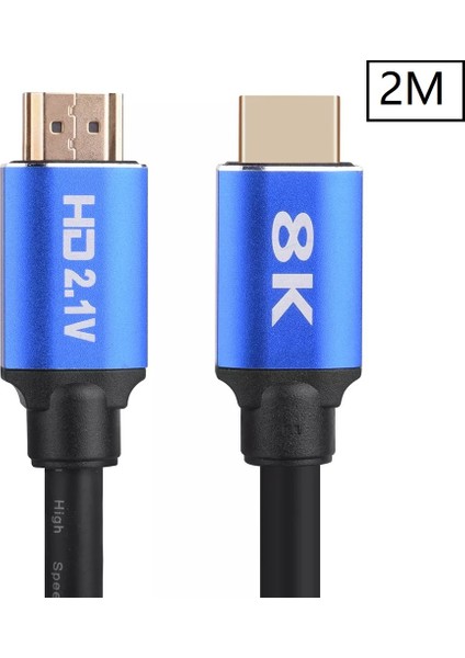 5095 8k Ultra Hd 2.1V 48GBPS Altın Kaplama HDMI Kablo UHD 2 Metre