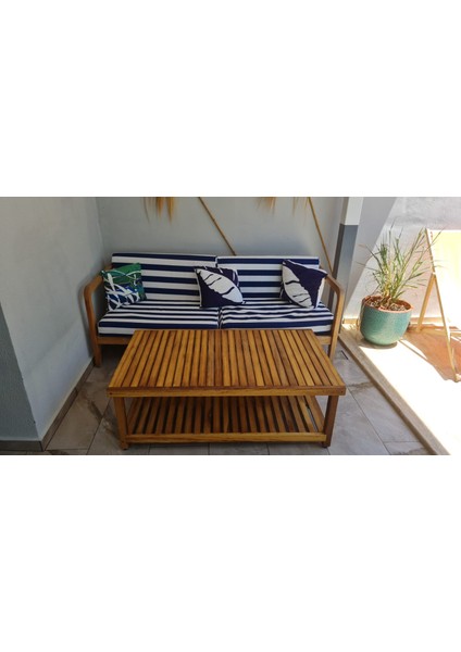 Iroko Orta Sehpa 50x80x40cm. Oturma Odası Orta Sehpa Teak Sehpa Tik Sehpa