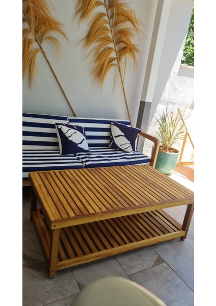Iroko Orta Sehpa 50x80x40cm. Oturma Odası Orta Sehpa Teak Sehpa Tik Sehpa