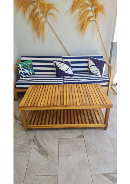 Iroko Orta Sehpa 50x80x40cm. Oturma Odası Orta Sehpa Teak Sehpa Tik Sehpa