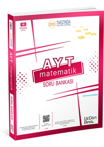 ÜçDörtBeş Yayınları AYT Matematik Soru Bankası