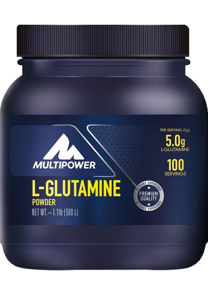 Pure L Glutamine Powder 500G 100 Porsiyon Saf Glutamin