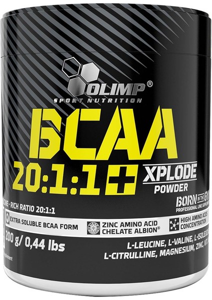 Bcaa Xplode Powder 20:1:1 200 gr Kola Aromalı 32 Porsiyon