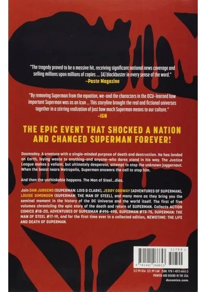 The Death Of Superman (New Edition) Ingilizce Çizgi Roman