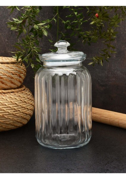 Viva Cam Kapaklı Kavanoz 1500 ml