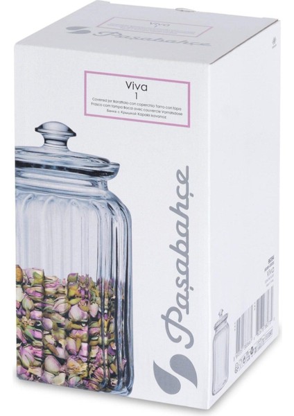 Viva Cam Kapaklı Kavanoz 1500 ml