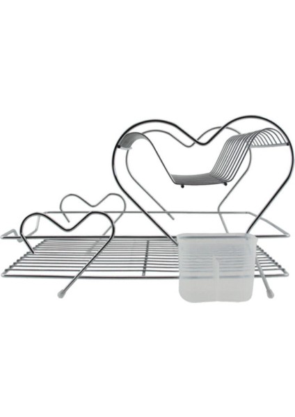 Love Mini Çift Katlı Metal Bulaşıklık