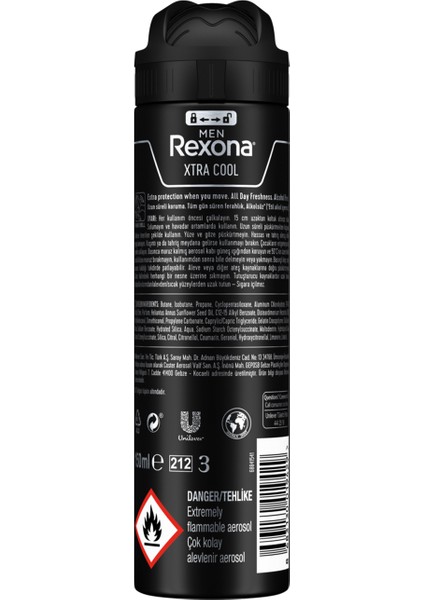 Men Temel Koruma Erkek Sprey Deodorant Xtra Cool Antiperspirant 150 ml