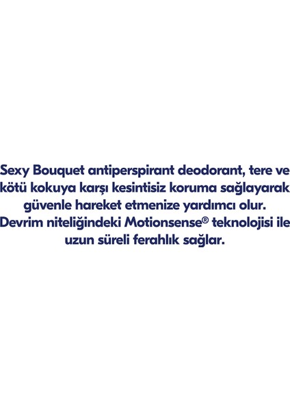 Anti-Perspirant Sprey Deodorant Kadın Sexy Bouquet Ter Kokusuna Karşı 150 ML indirimleri