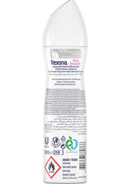 Anti-Perspirant Sprey Deodorant Kadın Sexy Bouquet Ter Kokusuna Karşı 150 ML