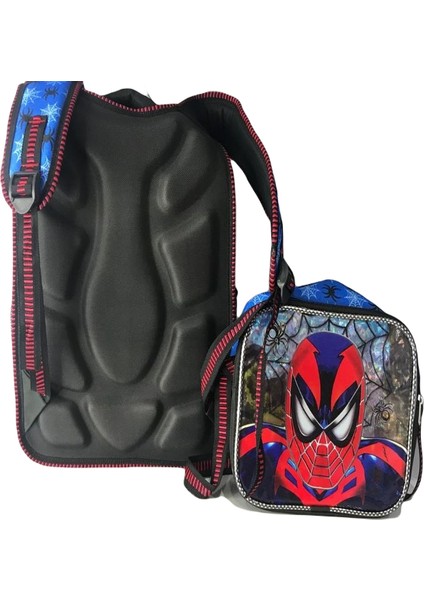 Spider-Man Okul Çantası 3 Bölmeli Beslenme Çanta modelleri