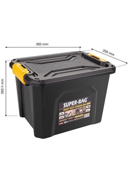 Saklama Kutusu 18 Lt 385X295X260H MMASR-4034 Hesaplı Hırdavat