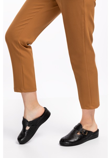 Kadın Deri Ortopedik Sabo Terlik fiyatları