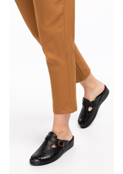 Kadın Deri Ortopedik Sabo Terlik modelleri