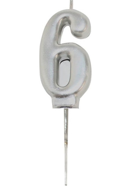 Rakam Mum Gümüş No:6