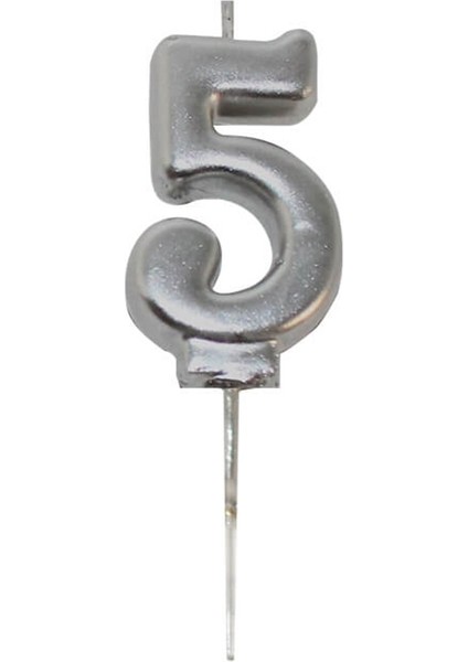 Rakam Mum Gümüş No:5