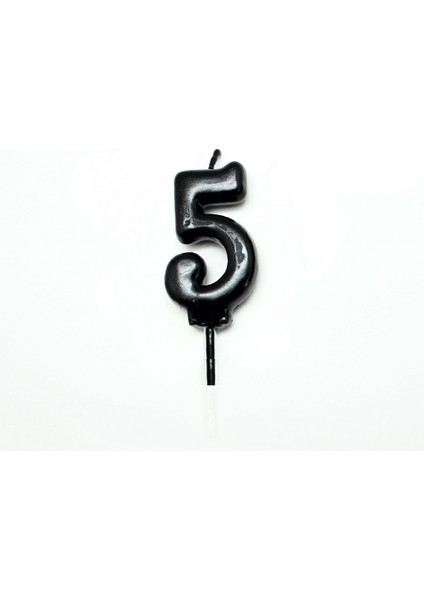 Rakam Mum Siyah 5