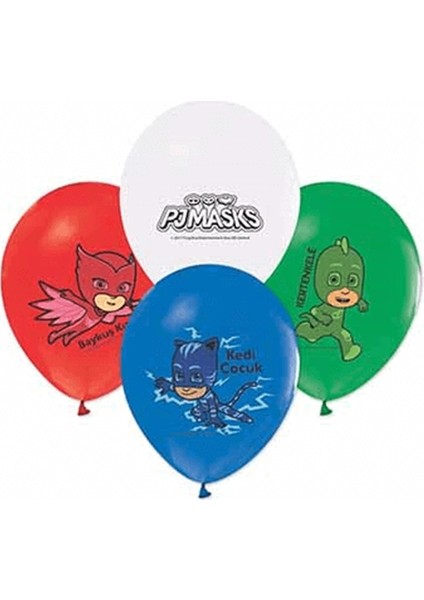 Pj Mask Balon 10'lu