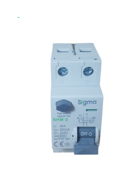 2X40A 300MA Kaçak Akım Rölesi (5li) Sigma