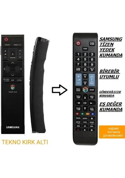 HLL Teknoloji Samsung Tüm Akıllı, Sihirli, Mouseli,smart, Hd Kumanda Yerine Uyar