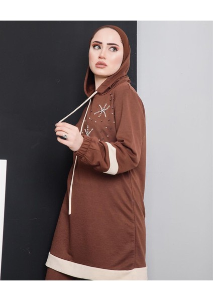 Inci Detaylı Kapşonlu Spor Takım fiyatları