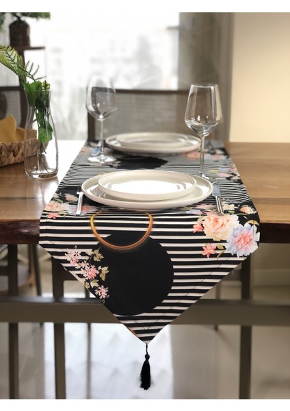 Elegance Desenli Runner Örtü