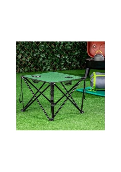 Katlanır Kamp Masası 47 cm Yeşil
