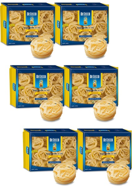 De Cecco Tagliatelle Ince Erişte Makarna 500 gr x 6 Adet