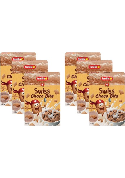 Swiss Choco Bits 375 gr x 6 Adet