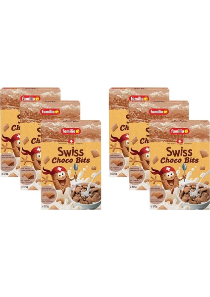 Swiss Choco Bits 375 gr x 6 Adet