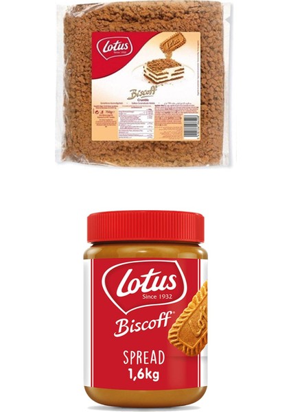 Biscoff Crumble 750 gr + Lotus Biscoff Spread Orıginal 1600 gr