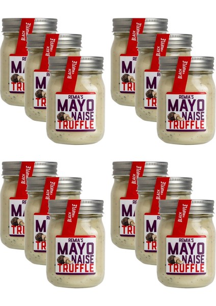 Italyan Siyah Trüflü Mayonez 220 ml x 12 Adet