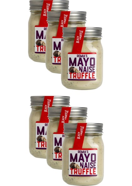 Italyan Siyah Trüflü Mayonez 220 ml x 6 Adet