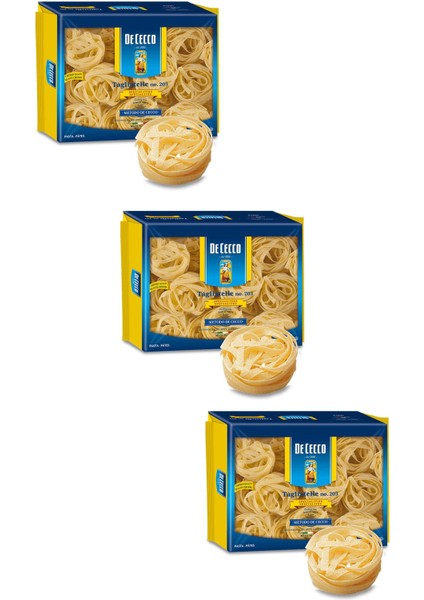 De Cecco Tagliatelle Ince Erişte Makarna 500 gr x 3 Adet