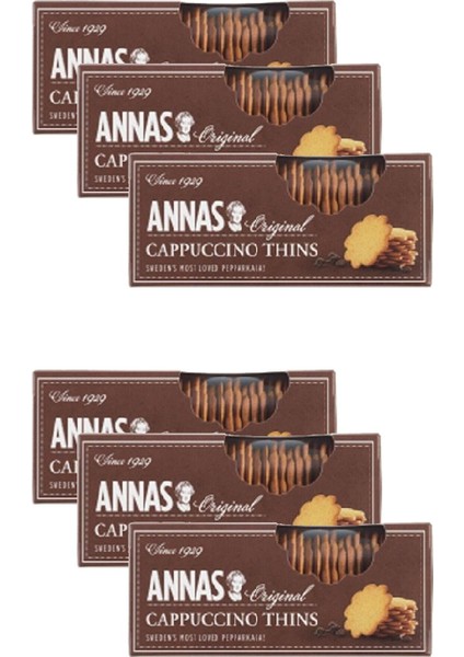 Cappuccıno Thins 150 gr x 6 Adet