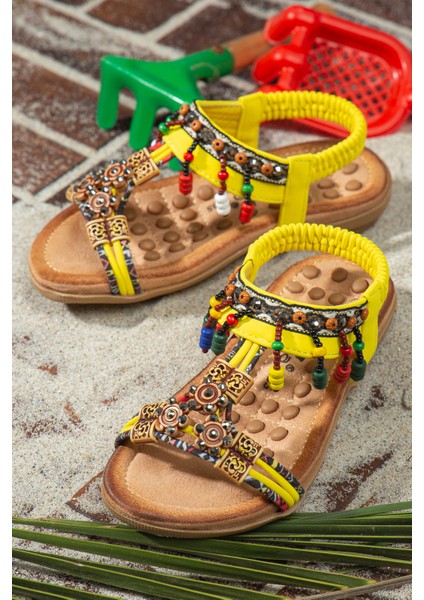 Alice Anatomik Fashion Taşlı Çocuk Sandalet