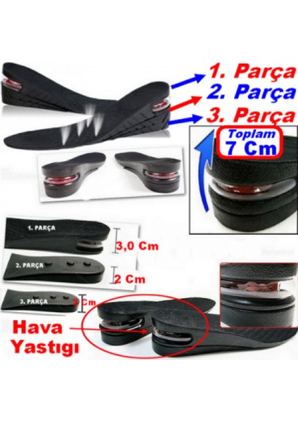 Boy Uzatıcı Tabanlık Hava Yastıklı