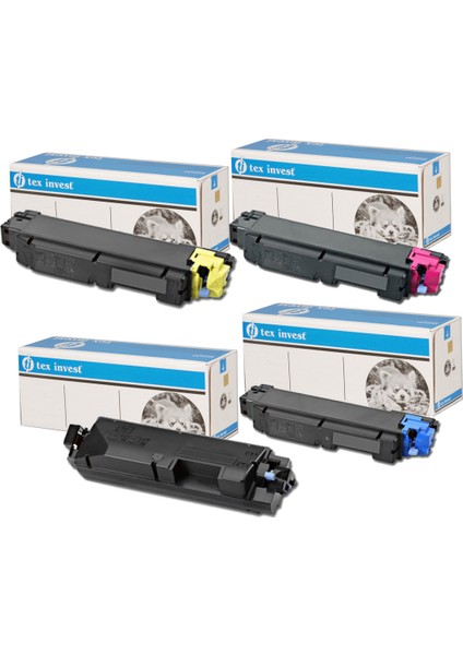 TK-5140 Kyocera Ecosys M6030CDN Uyumlu Muadil Toner 1 Set