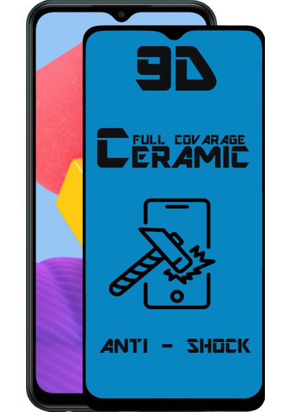 Samsung Galaxy M13 Tam Kaplayan Seramik Nano Esnek Ekran Koruyucu Cam